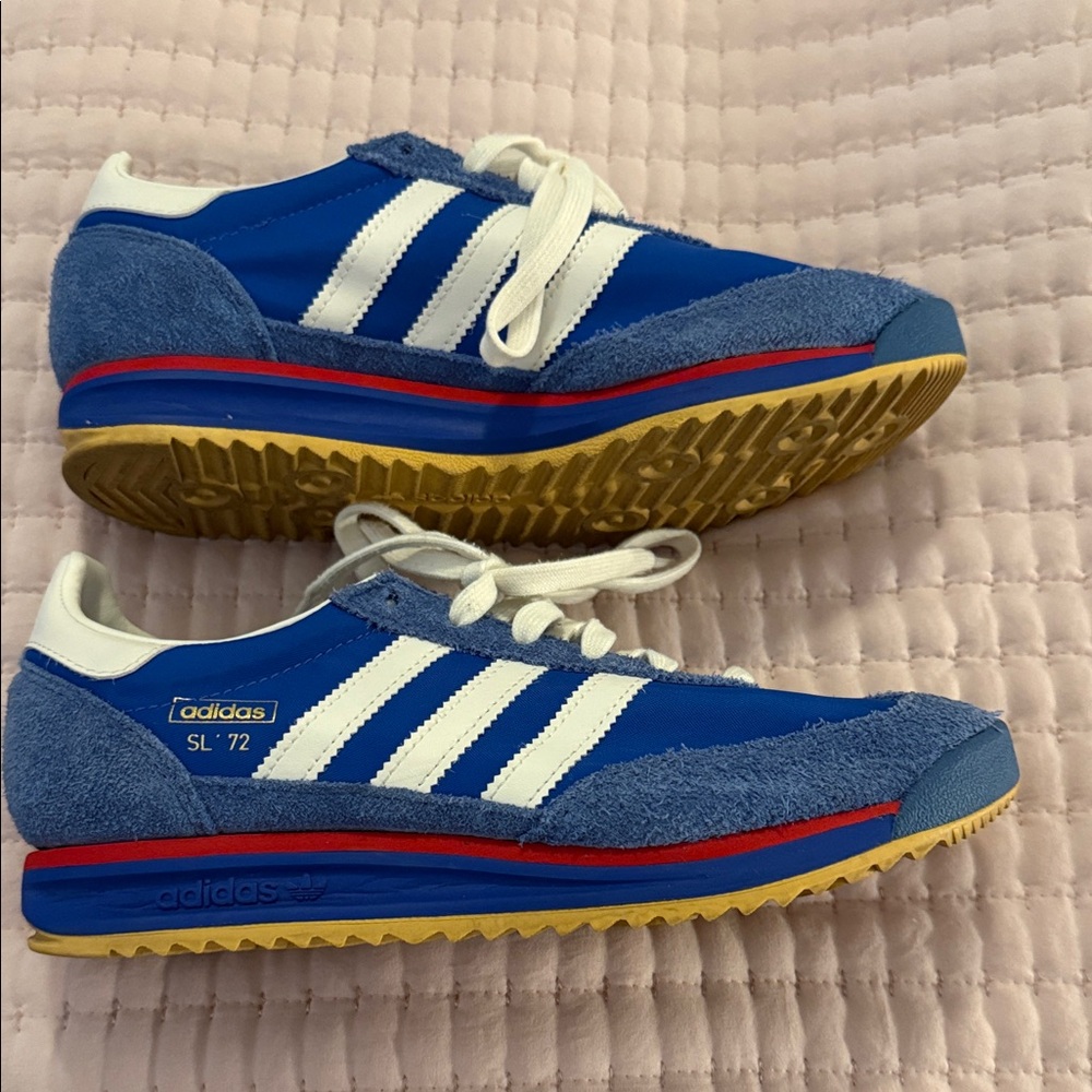 Adidas SL 72 Blue and White Trainers 6.5 UNISEX